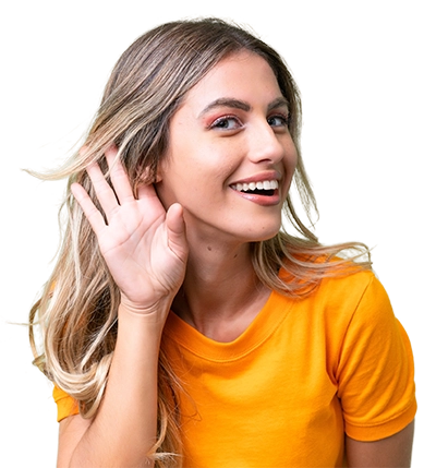 Woman listening